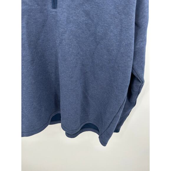 Adidas Navy Blue Adi-Club Quarter Zip Golf Sweatshirt Pullover Mens Size 2XL - Picture 2 of 9